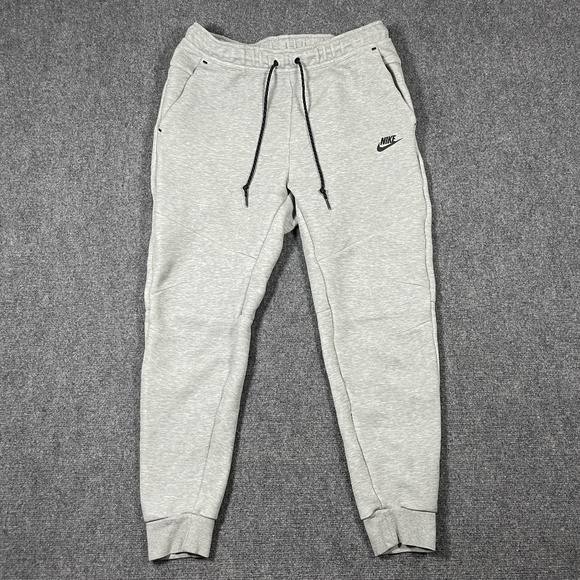 Nike Sportswear Tech Fleece Jogger Pants Mens Large L Gray Sweatpants 0913 - Picture 1 of 9
